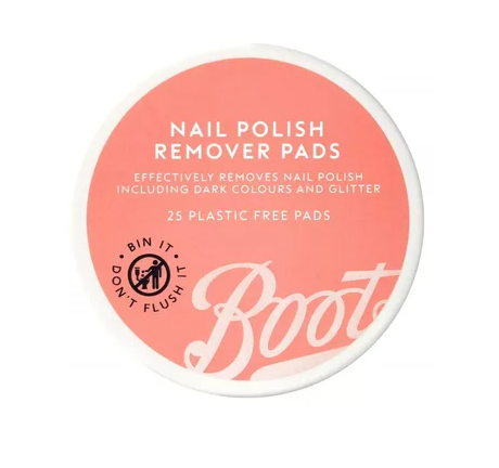Boots Nail Polish Remover Pads 25Pk