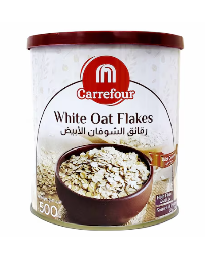 Carrefour White Oat Flakes 500g