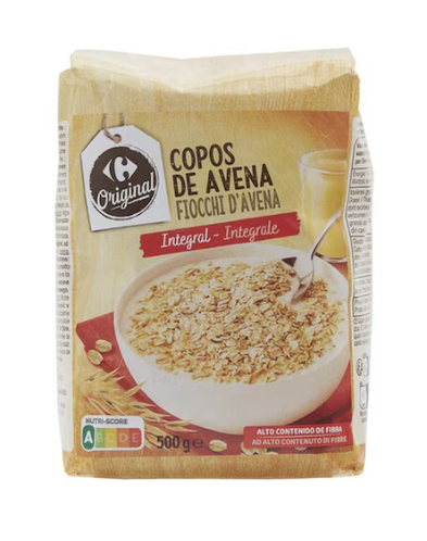 Carrefour Original Whole Grain Oat Flakes 500g