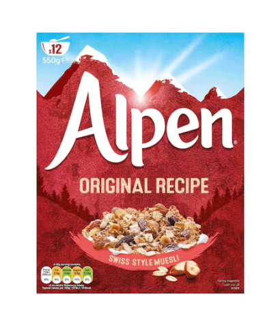 Alpen The Original Swiss Style Muesli 550g