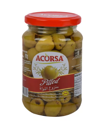 Acorsa Green Olives Pitted 350g