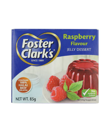 Foster Clark's Raspberry Flavour Jelly Dessert, 85g