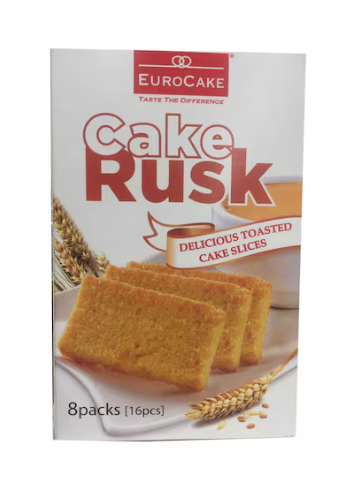 EuroCake Cake Rusk Toasted Cake Slices 176g