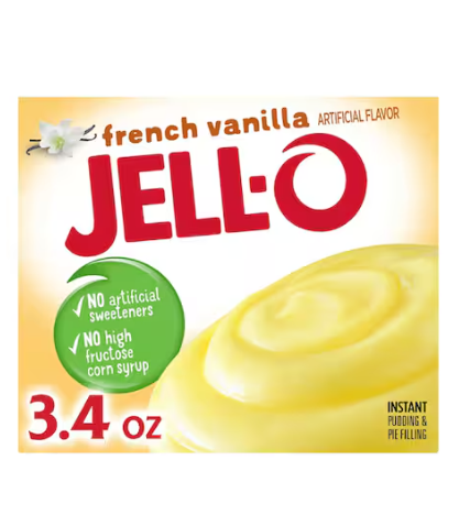 Jell-O French Vanilla Pudding And Pie Filling 96g