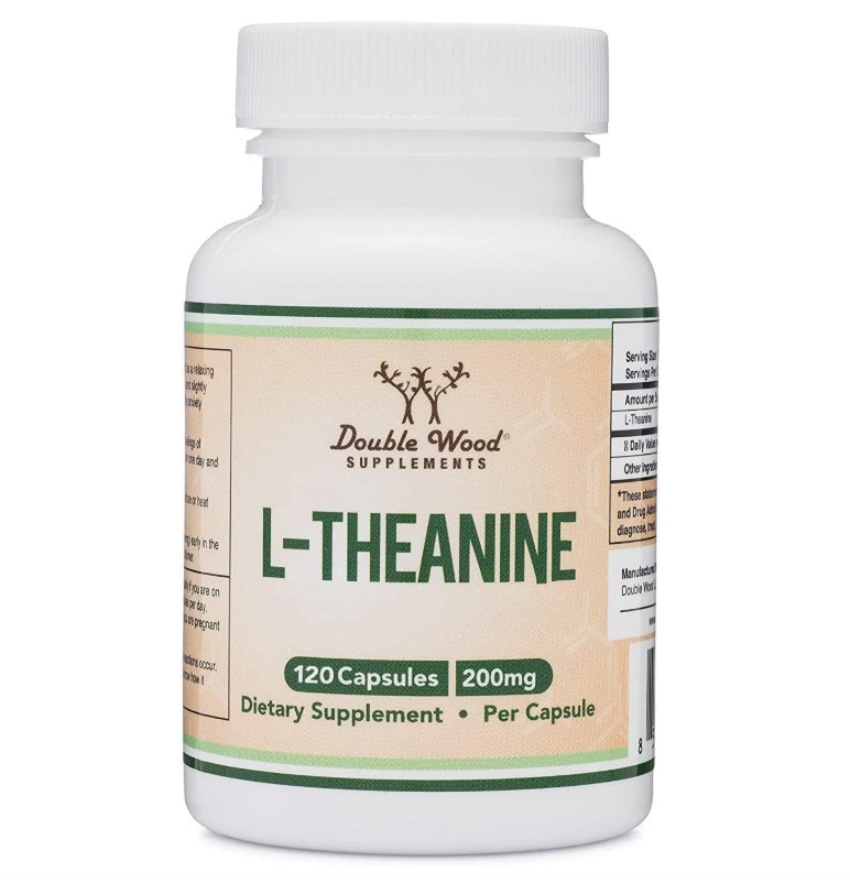 Double Wood Supplements L-Theanine - 120 X 200mg Capsules