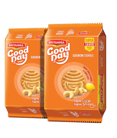 Britannia Good Day Cashew Cookies 576g Pack of 2