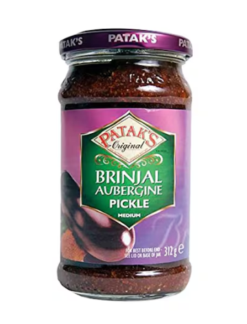 Patak's Brinjal Aubergine Pickle (Achar) 312g