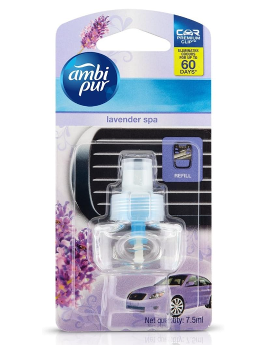 Ambi Pur Lavender Spa Car Air Freshener Refill by Kushuworld