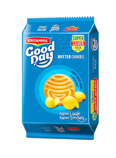 Britannia Good Day Butter Cookies 72g Pack of 8