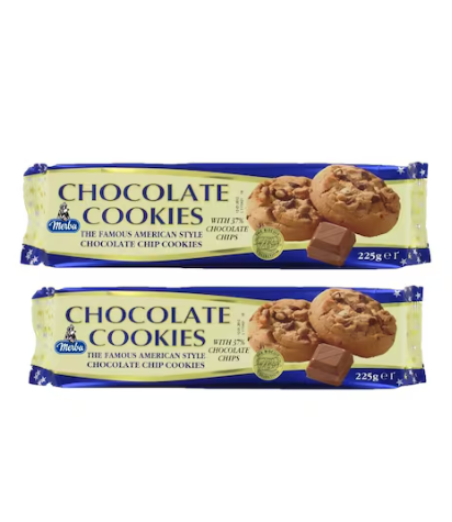 Merba Chocolate Cookies 225g Pack of 2