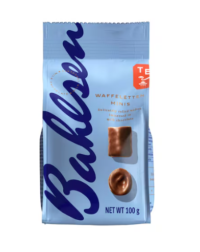 Bahlsen Waffle Minis milk chocolate 100g