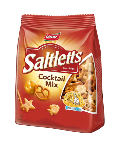 Lorenz Saltletts Cocktail Mix Snacks 180g