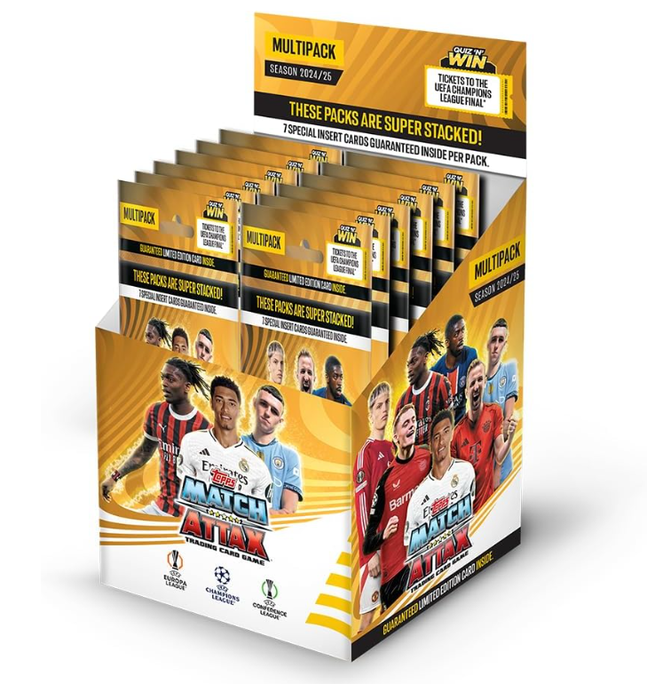 Topps UEFA Champions League Match Attax 24/25 Trading and Collectible Card Game (Multipack of 12)