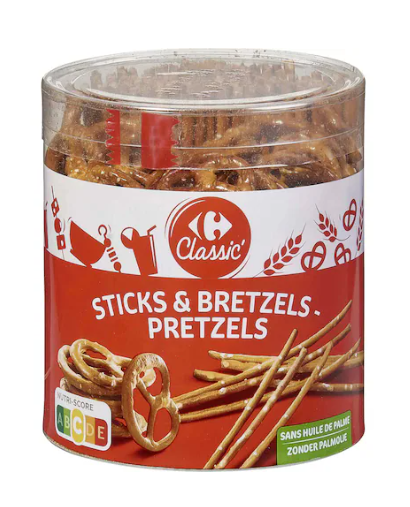 Carrefour Sticks And Bretzels Cookies 300g