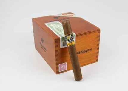 Cohiba Siglo II Cigar - Cabinet of 25 | 5" Length, 42 Ring Gauge | Medium to Full Strength | 30-Minute Smoking Experience | Iconic Cuban Petit Corona - Dubai, UAE Homage