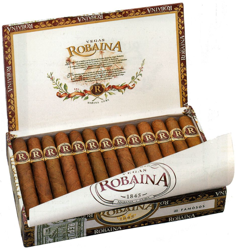 Vegas Robaina Famosos - Box of 25