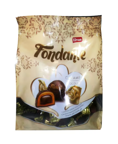 Elvan Fondante Caramel Chocolates 500g