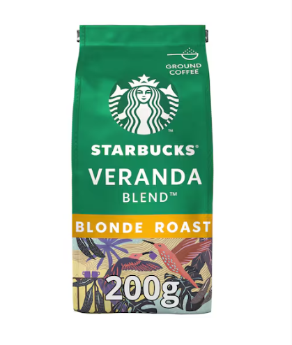 Starbucks Veranda Blend Blonde Roast Ground Coffee 200g