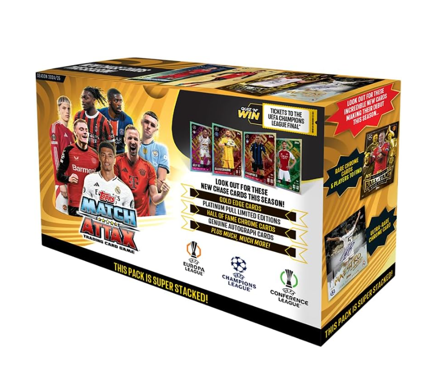 Topps UEFA Champions League Match Attax 24/25 Trading and Collectible Card Game (Flow Pack of 40)
