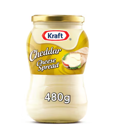 Kraft Cheddar Cheese Spread Jar 480g