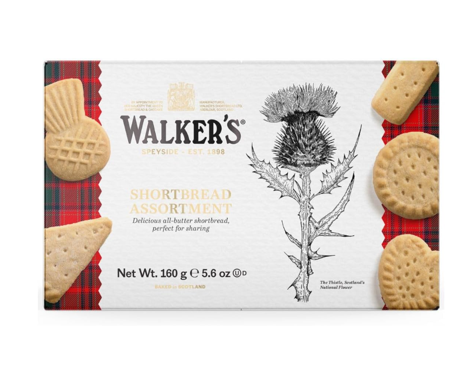 Walkers Shortbread Assorted Shapes 160g
