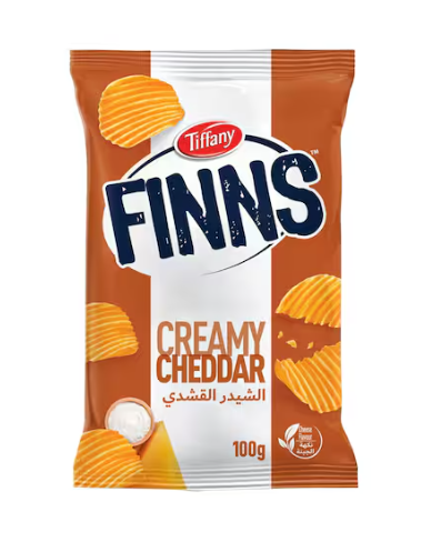 Tiffany Finns Creamy Cheddar Potato Chips 85g