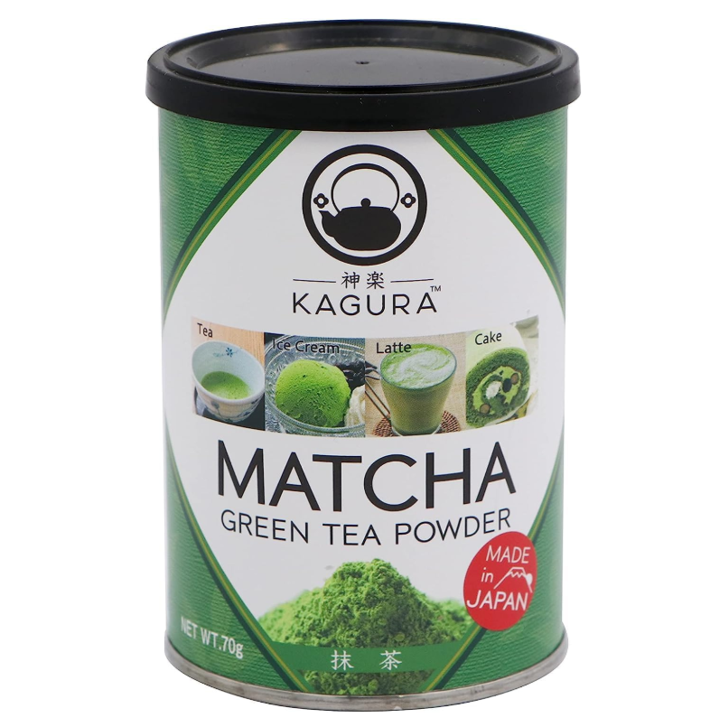 KAGURA Matcha Green Tea Powder 70 Gram - Made in Japan