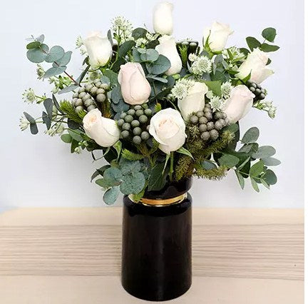 Senorita Roses in a Vase