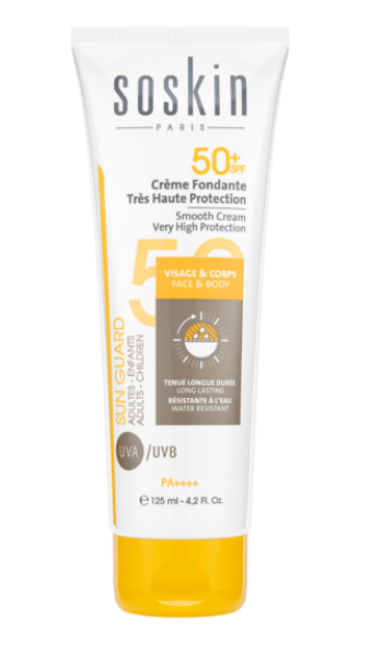 Soskin - Sg Smooth Cream Very High Prot Spf50+ 125Ml