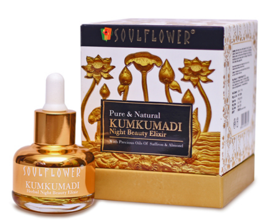 Soulflower Kumkumadi Night Beauty Elixir