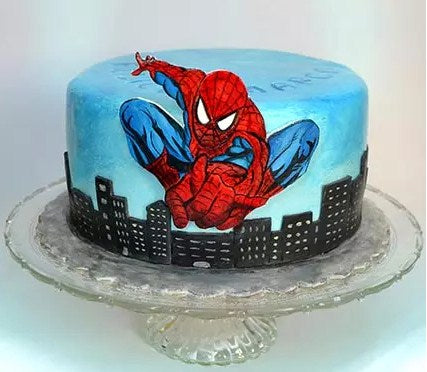 Spiderman Designer Chocolate Cake