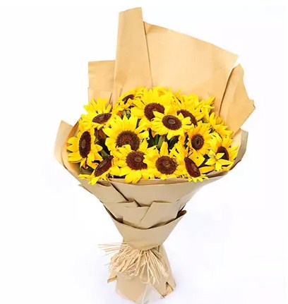 Sunny Hill 20 Sunflowers Bouquet
