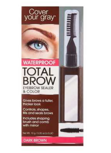 TOTAL BROW EYEBROW SEALER , DARK BROWN- 0.35 OZ(S)
