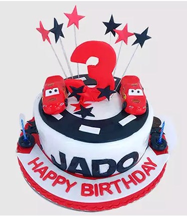 The Cars Chocolate Cake