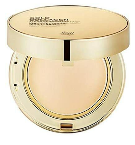 The Face Shop Fmgt Gold Collagen Ampoule Two-Way Pact Spf40 Pa++ 10G