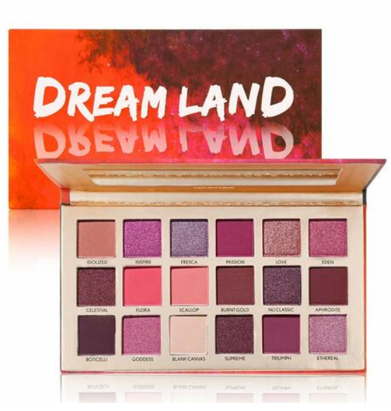 Ucanbe 18 Colors Dream Land High Pigmented Eyeshadow Palettle Multicolor