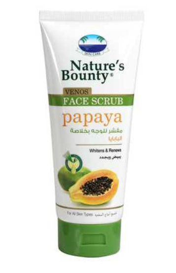 VENOS PAPAYA FACE SCRUB , 200 ML