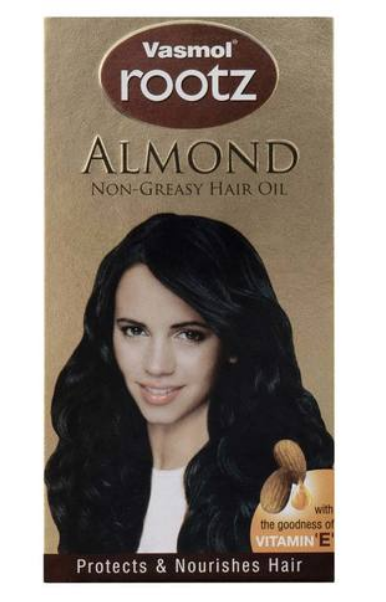 Vasmol Rootz Almond Non Greasy Hair Oil 50ml