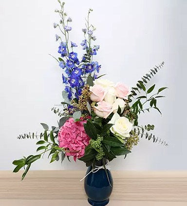 Vibrant Mixed Flower Vase