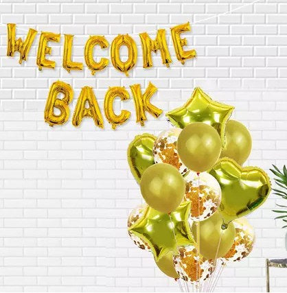 Welcome Back Golden Balloon