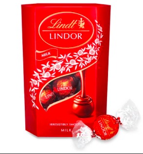 Lindt Milk Lindor Chocolate, 200 Gm (Pack Of 1)