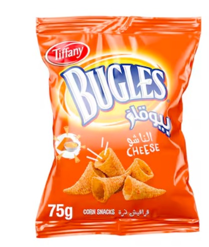 Tiffany Bugles Cheese 75g