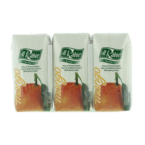 Al Rabie Mango Nectar 200ml x Pack of 9