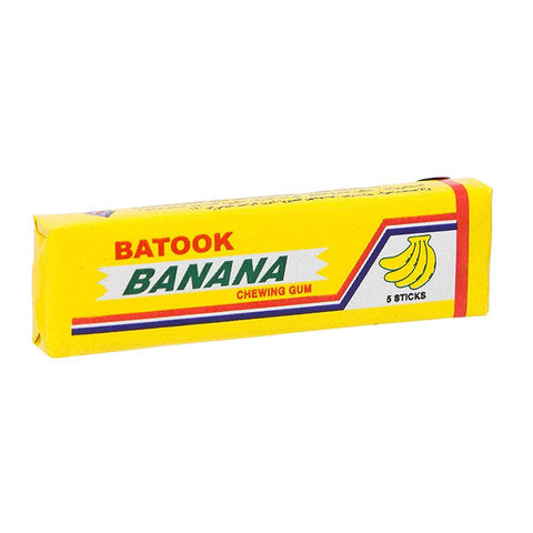 Batook Banana Flavoured Chewing Gum 5 Sticks