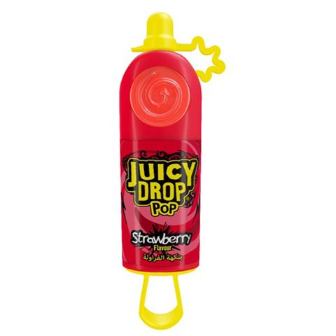 Bazooka Juicy Drop Pop Strawberry Flavour 26g