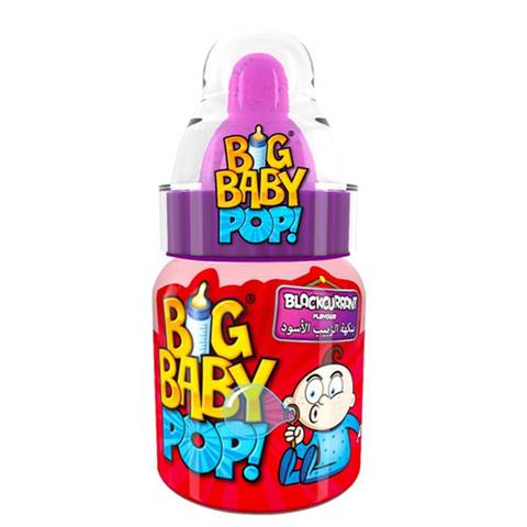 Bazooka Big Baby Pop Candy Strawberry Flavour 32g