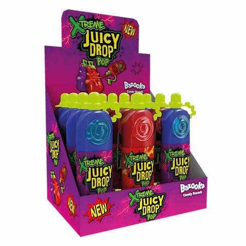 Bazooka Xtreme Juicy Drop Pop 26g