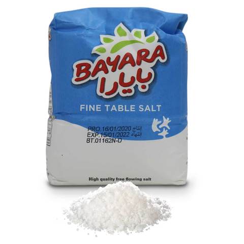 Bayara Fine Table Salt 1kg