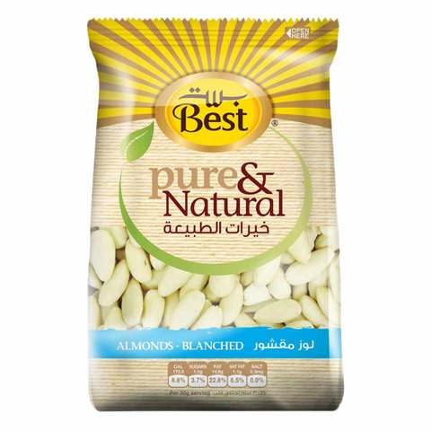 Best Raw Almond Blanched Whole 325g