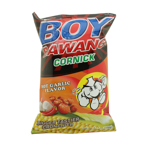 Boy Bawang Cornick Hot Garlic Flavor 100g
